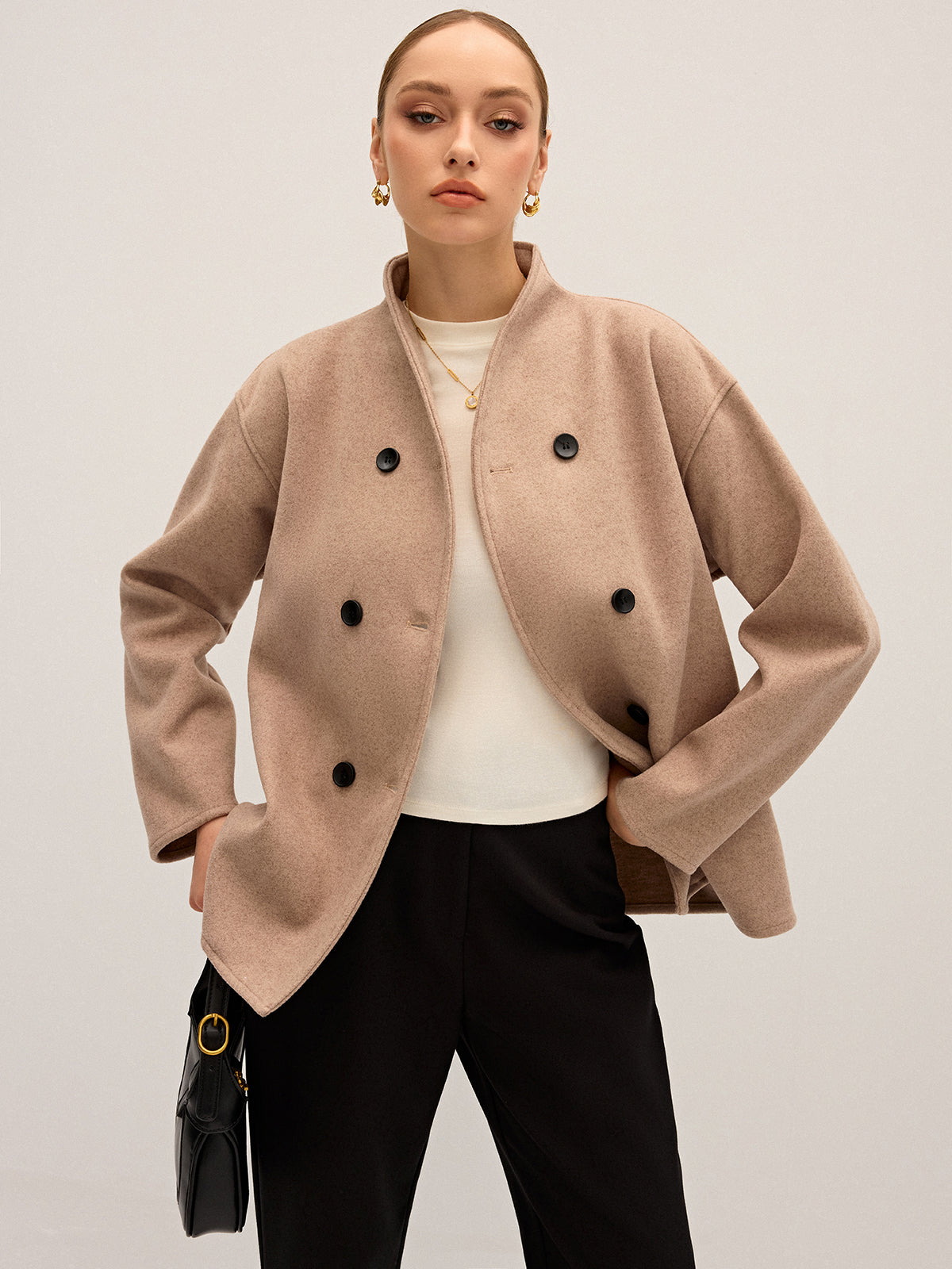Oversized Button-Down Jacket